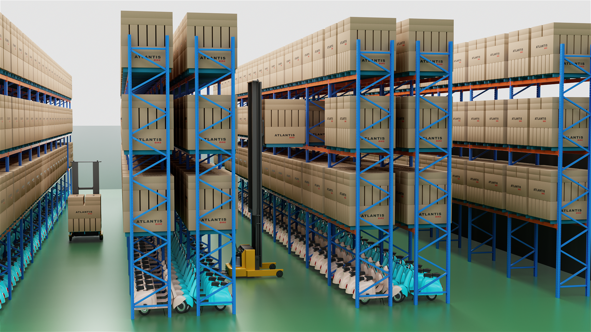 Conventional Rack-Supported Warehouse