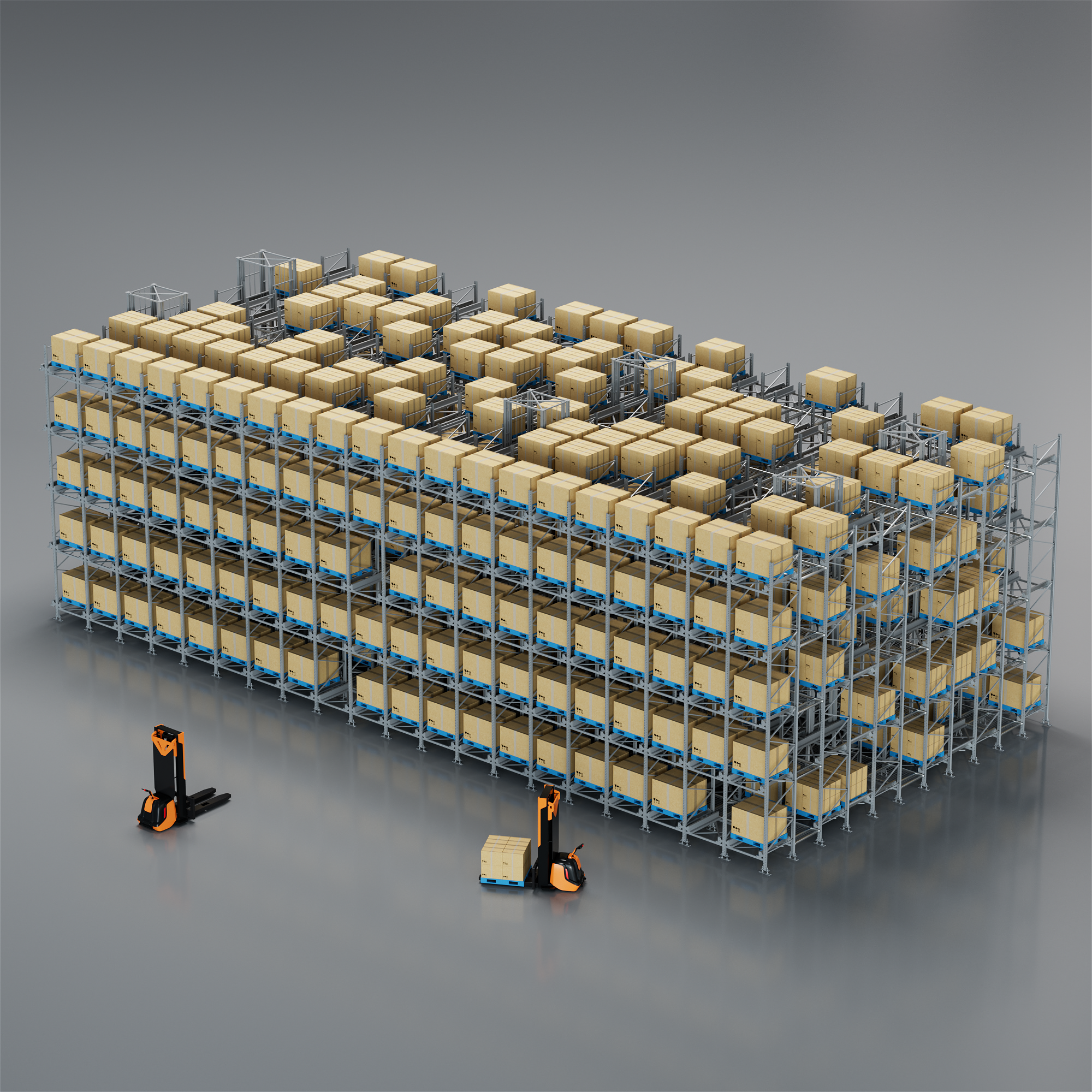 high-density pallet storage