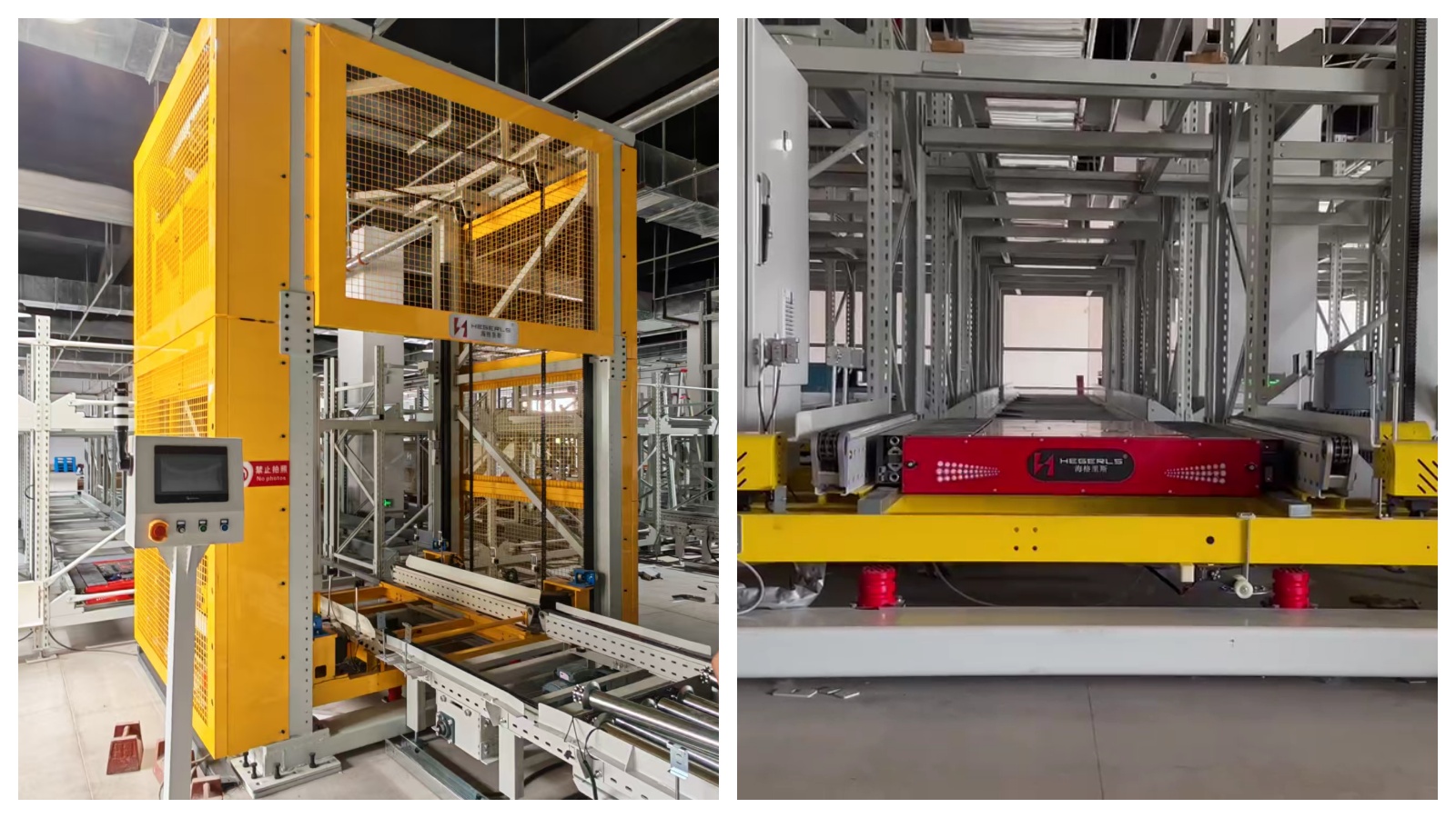 vertical transfer of pallets and automation equipment in multi-level storage systems