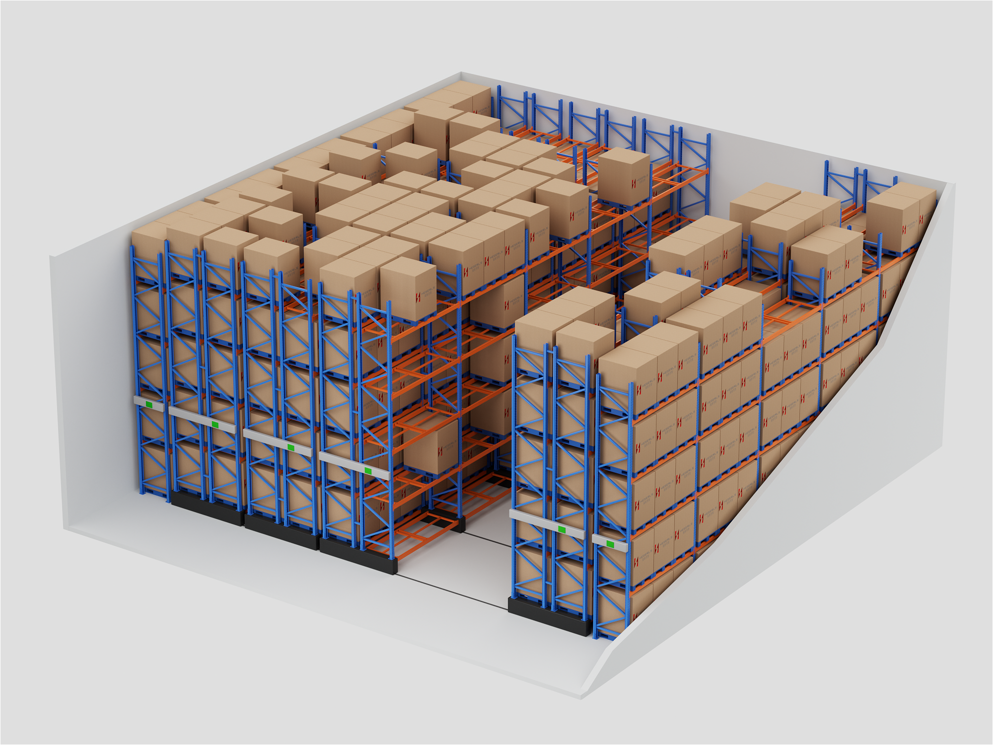 Zhuku Electric Mobile Racking System Design