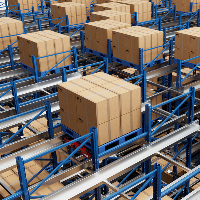 Automated Pallet Shuttle Racking System improving warehouse storage efficiency
