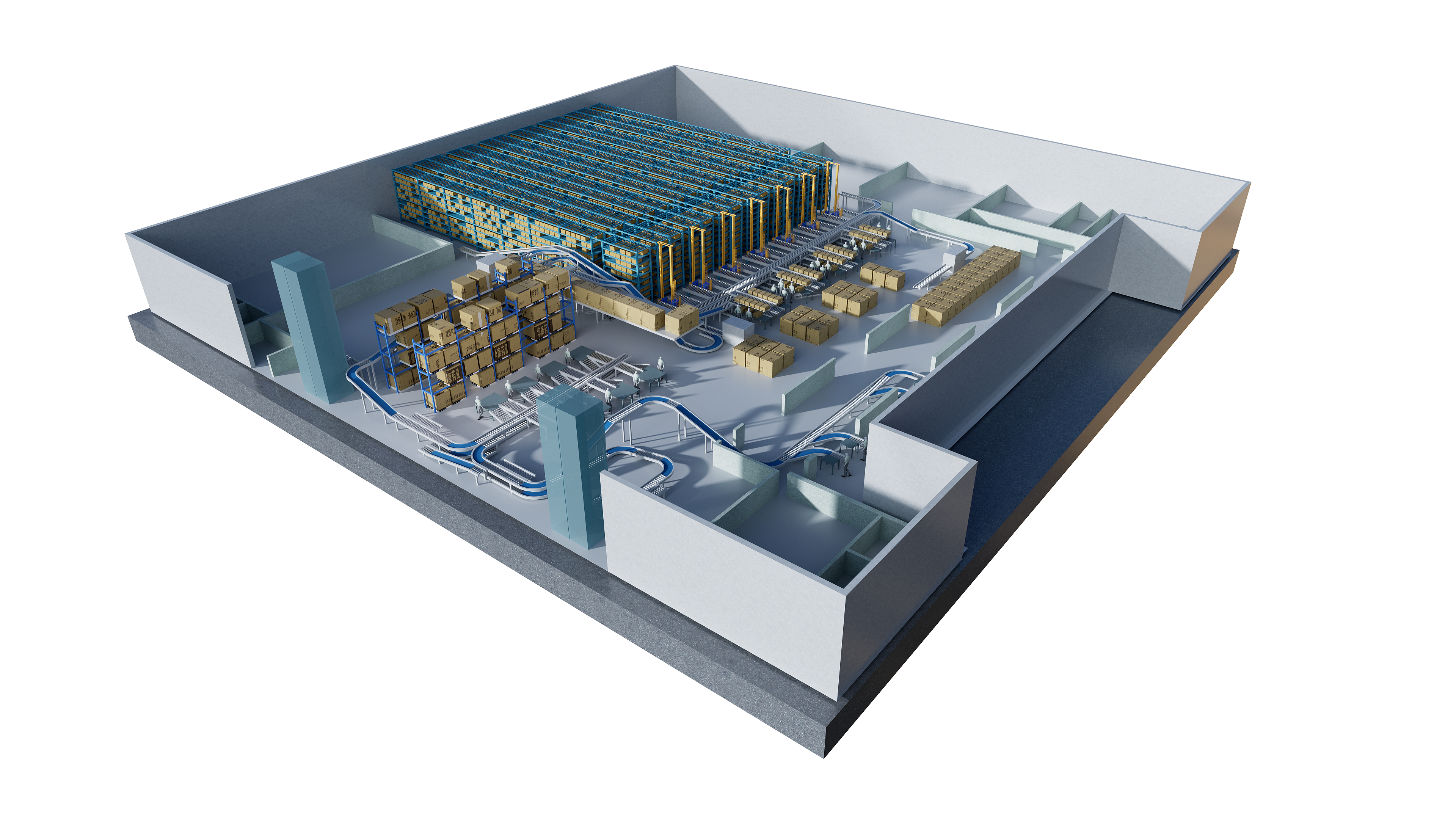 Stacker Crane System - warehouse automation equipment