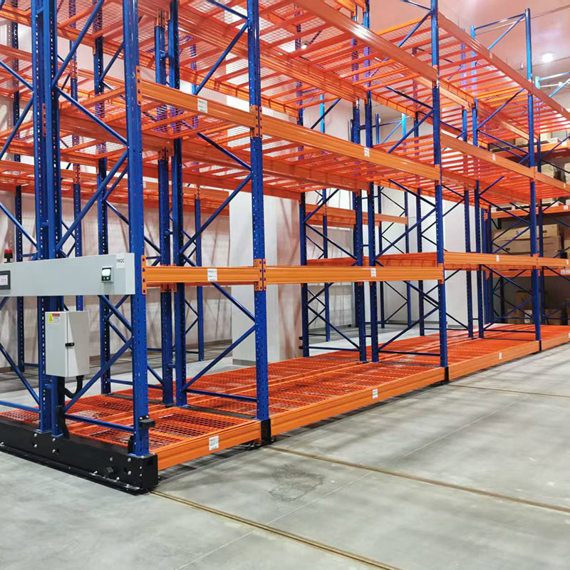 Zhuku Electric Mobile Racking System for High Density Warehouse Storage and Space Optimization