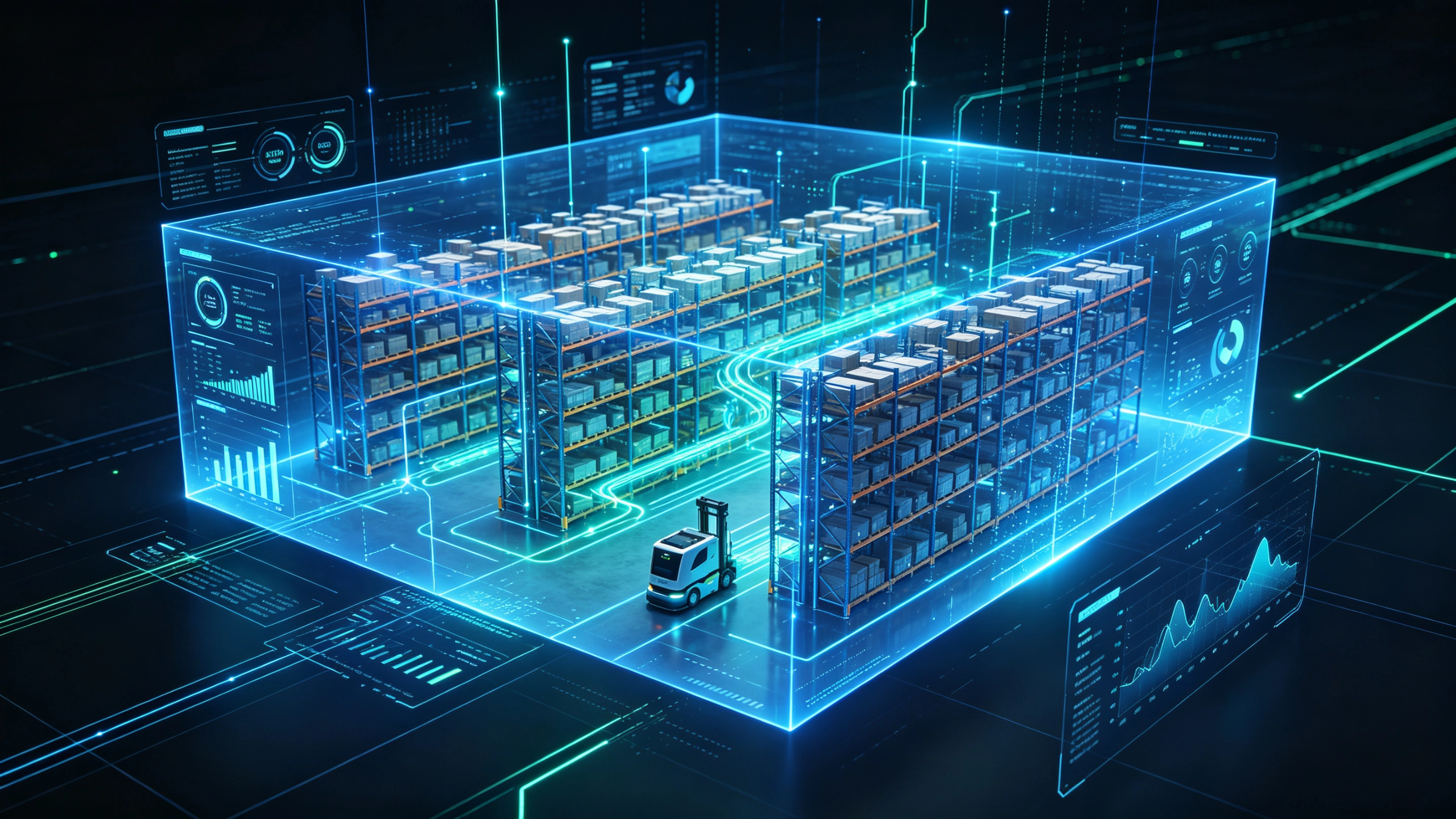 Artificial intelligence in warehouse robotics and automated material handling