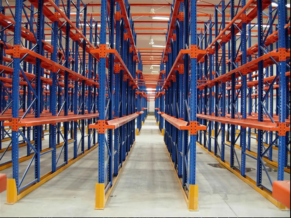 Drive-in and drive-through industrial pallet rack systems