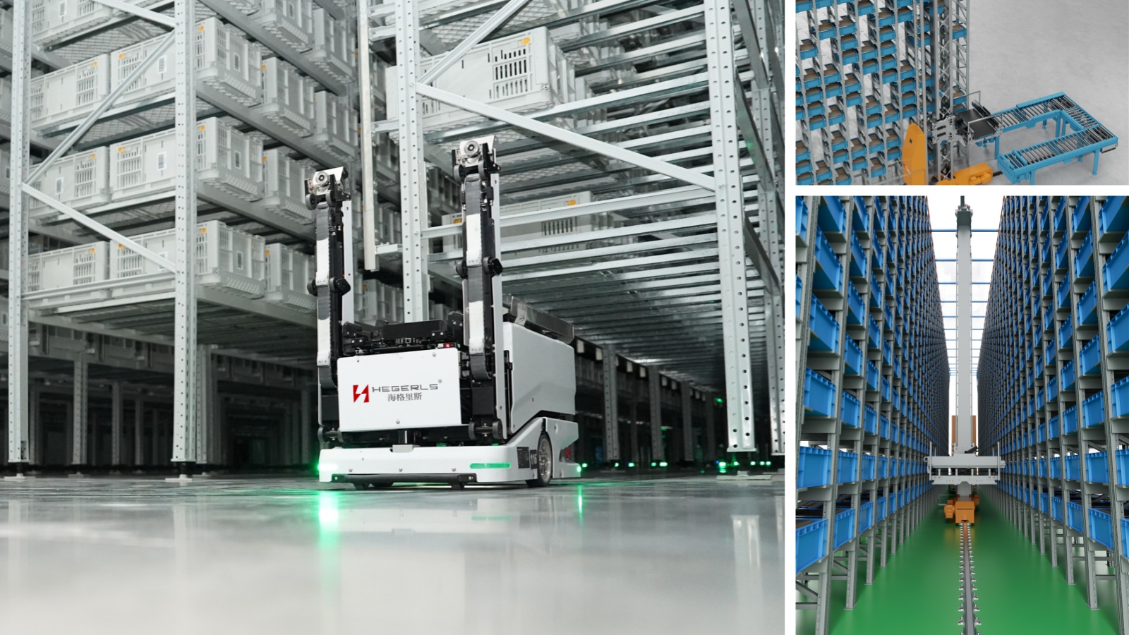 Automated bin storage system for small products
