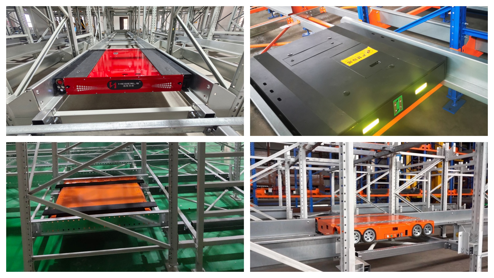 Four-Way Shuttle System is suitable for a wide range of industries requiring high-density storage and intelligent material handling