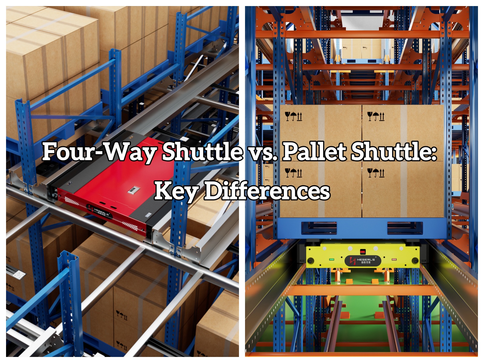 Four-way shuttle vs pallet shuttle warehouse automation comparison