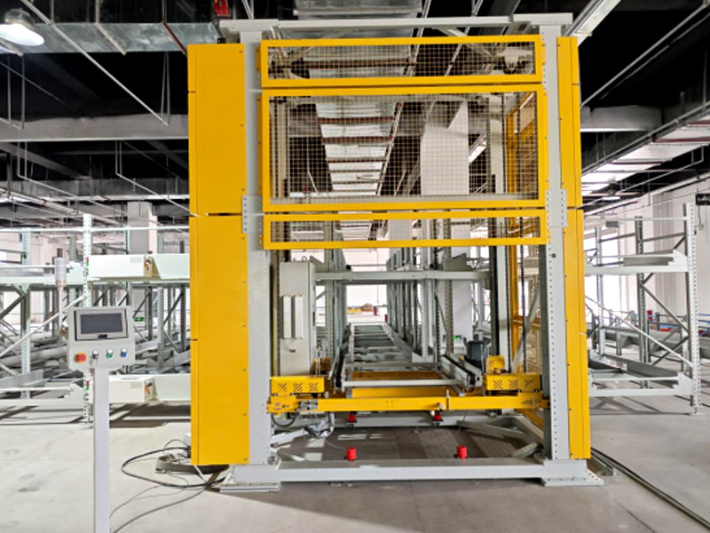Intelligent Vertical Lift System for High Density Automated Warehouse Storage