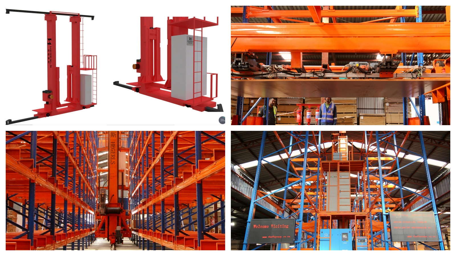 Zhuku ASRS Stacker Crane Automated Warehouse Solution in South Africa