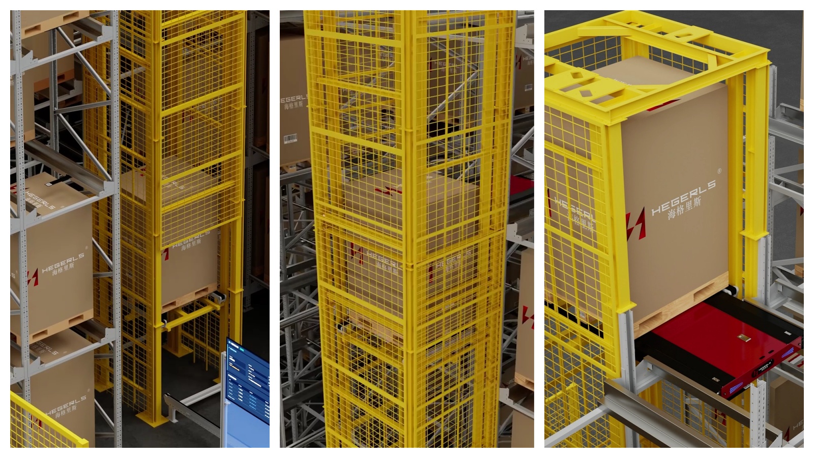 Zhuku Intelligent Vertical Lift System High-Precision Vertical Transfer Equipment for Automated Warehouse Operations