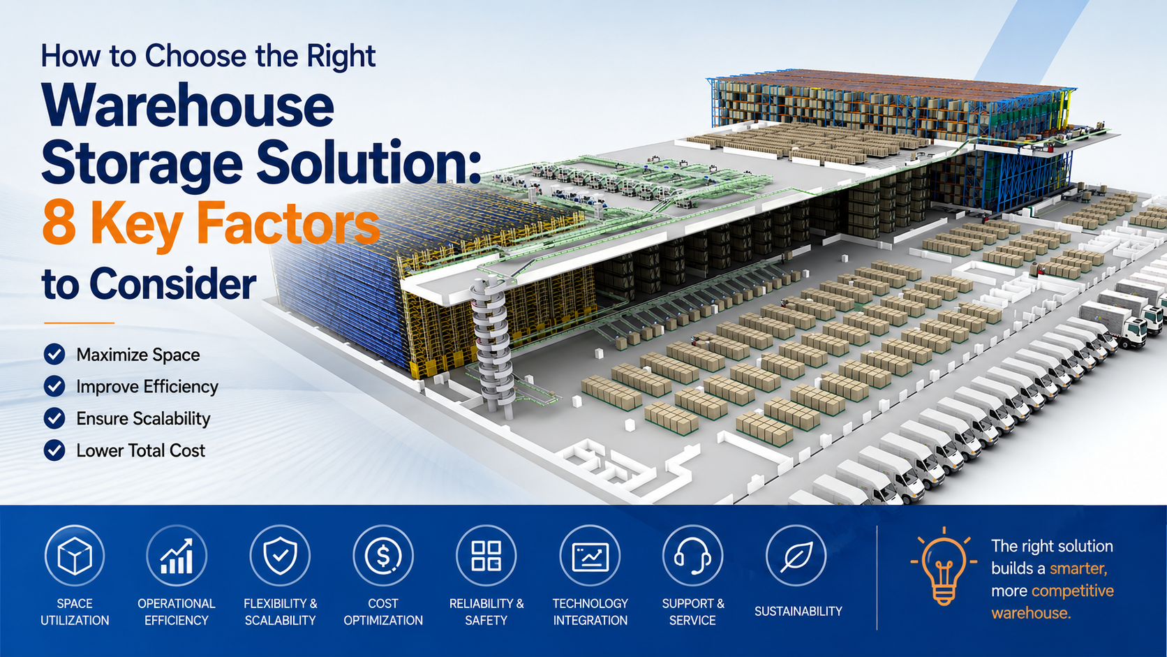 How to Choose the Right Warehouse Storage Solution: 8 Key Factors to Consider - warehouse automation news