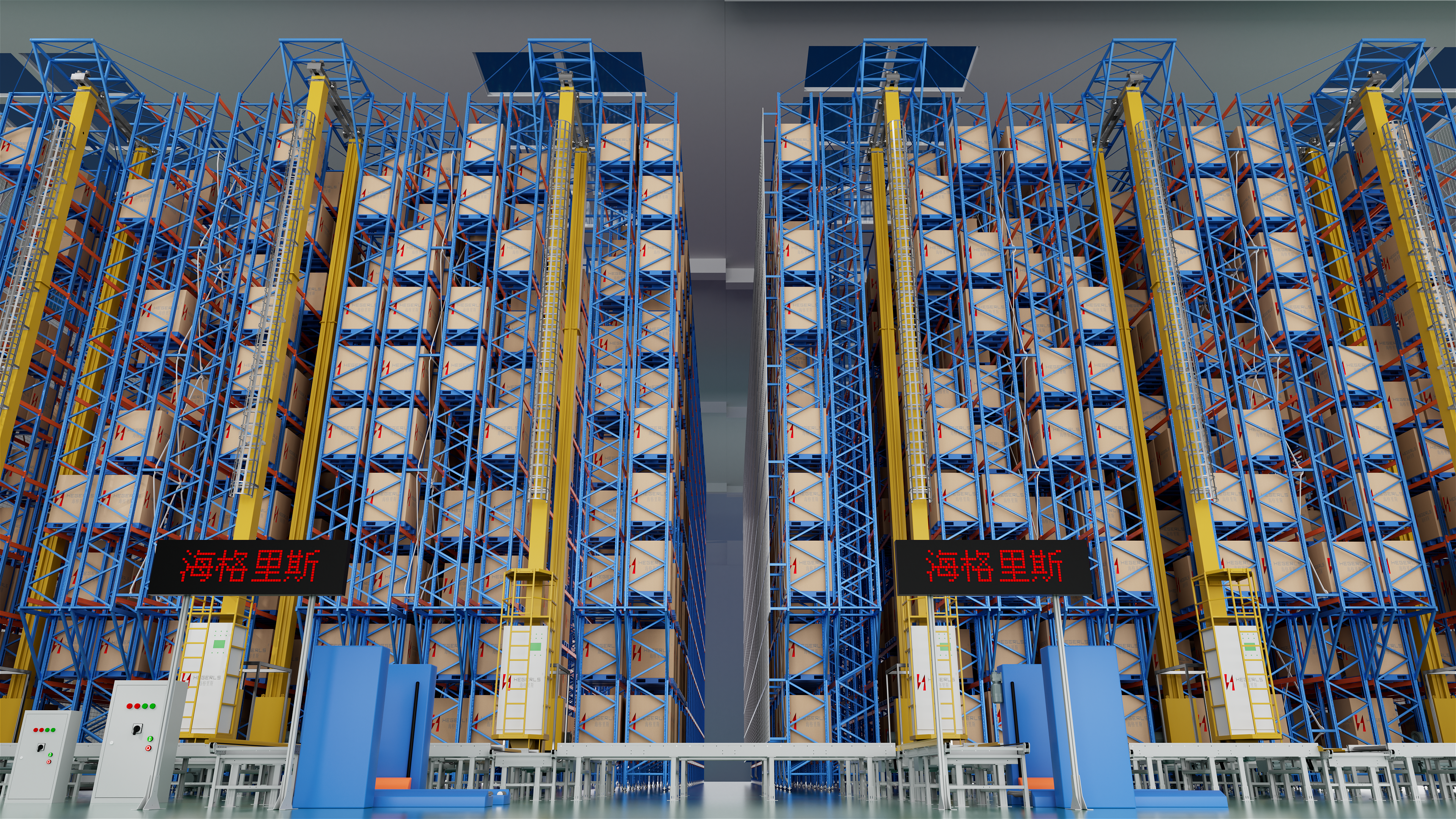 high bay warehouse crane system