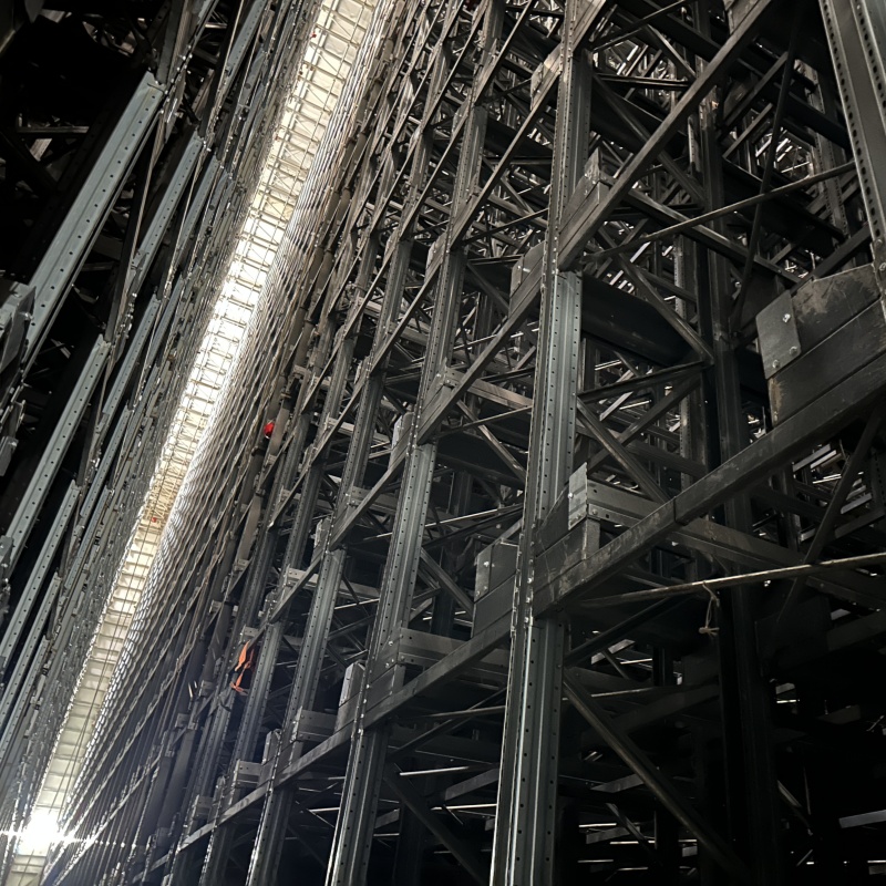 High Density ASRS Racking System maximizing vertical warehouse space utilization