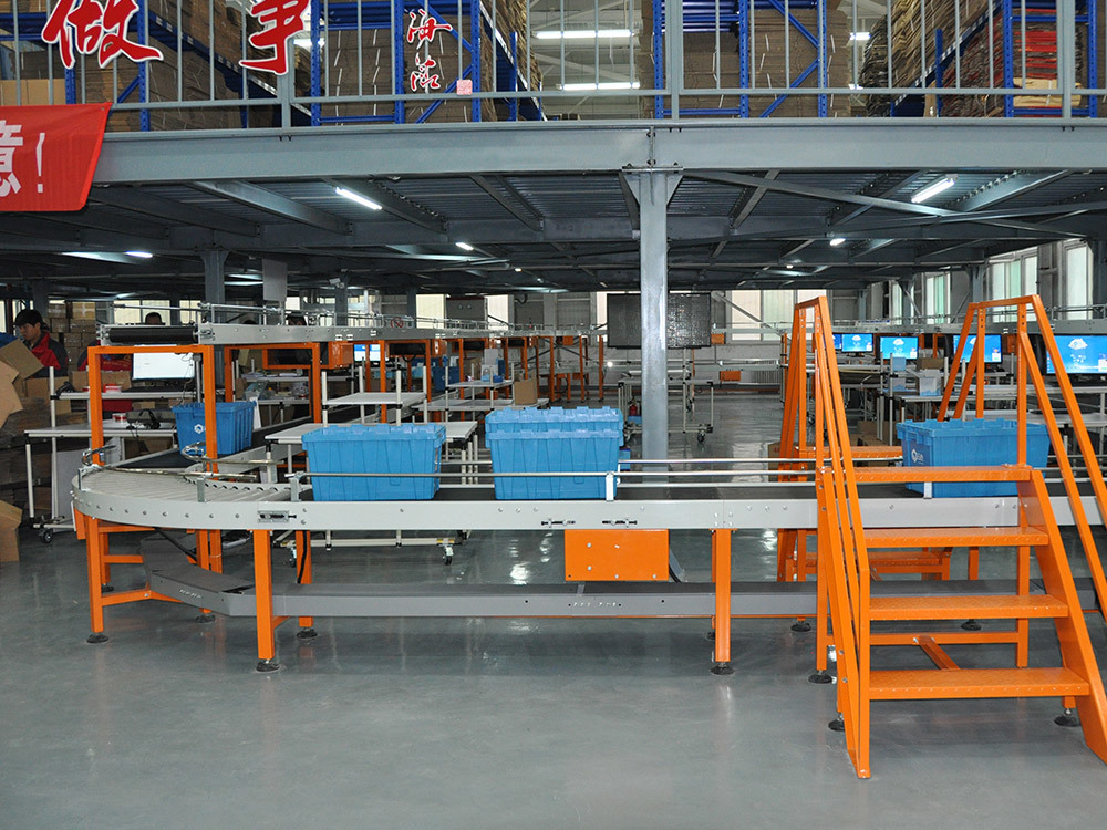 Intelligent material handling system for logistics center