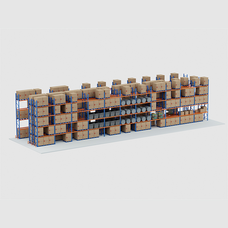 Selective Pallet Racking System providing direct access to stored pallets